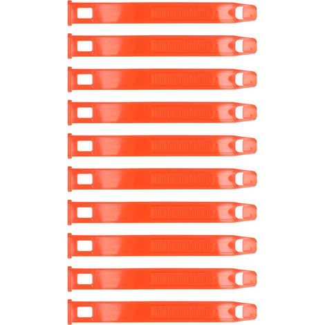 Bandes de jambe de podomètre de vache, en plastique léger et souple, bande de pied de bétail pour la ferme, 10 pièces