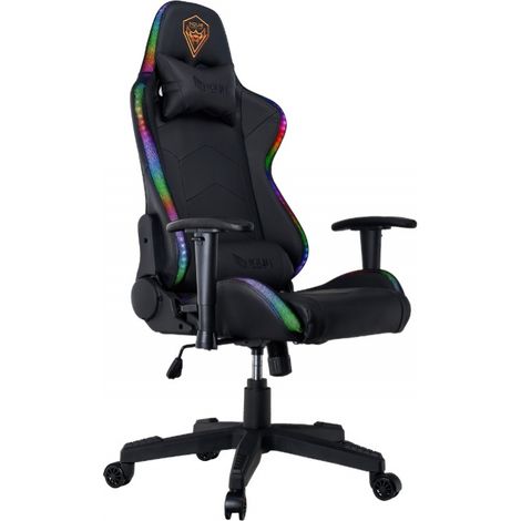 Sedia Ufficio/Gaming NOUA MAO M7 Black RGB Rainbow con Braccioli 3D e Schienale Reclinabile (1/4)