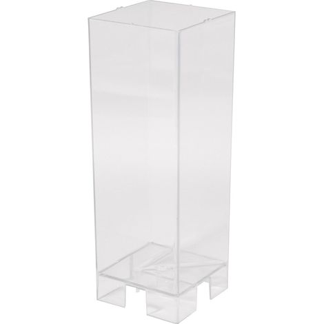 Moule bougie carré, plastique PET transparent, 1 kit, 16X6cm, cire, béton créatif, réutilisable-3118200 (1/4)