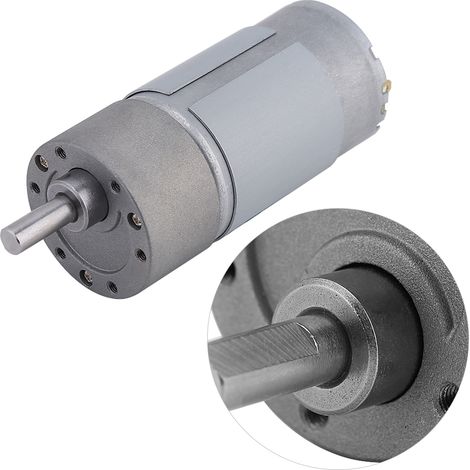 Moteur Électrique Réducteur 15W à Couple Élevé Sens Horaire/Anti-Horaire 12V 24V (1/5)