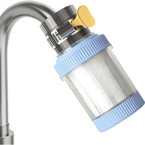Filtre à eau pour robinet, adoucisseur de filtration de robinet, 97 g, purificateur d'eau de salle de bain, accessoire d'évier de cuisine, accessoire de boisson propre pour douche, , comptoir (1/5)