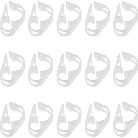 Lot De 100 Colliers De Serrage Pour Tuyau De 5-7mm, Clips De Contrôle De Débit En Plastique Solide, Pince à Siphon Pour Jardinage Et Laboratoire (1/5)