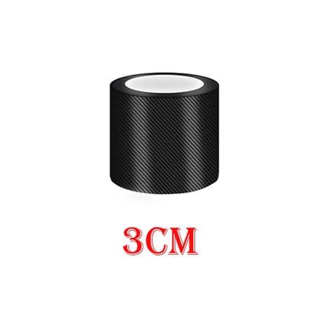 (10 m - 3 cm) Film protecteur de carrosserie en fibre de carbone nano, à coller soi-même, pour seuils de portières, rétroviseurs et protection anti-rayures. (1/5)
