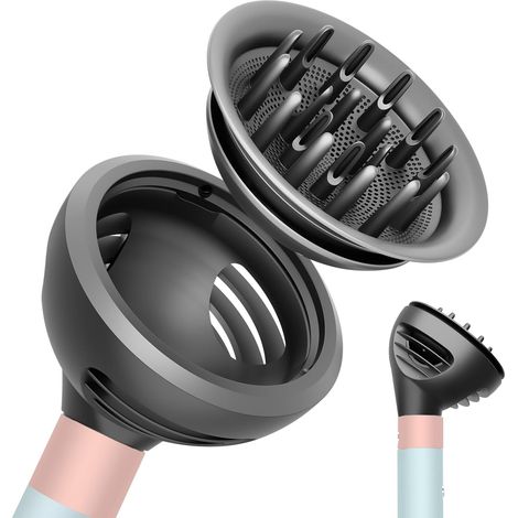 Wave loop diffuser for Dyson Airwrap - Dome and diffuse modes for wave curl hair,  hair diffuser attachment compatible with the HS01/05/08 airwrap styler (1/5)