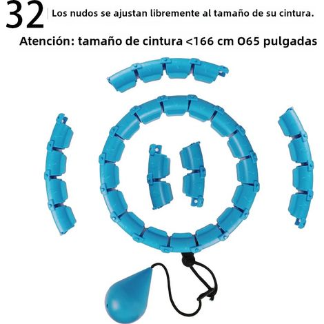 (32 bleu) Ceinture de sport ajustable pour aider à la perte de poids et au modelage du corps. (1/5)