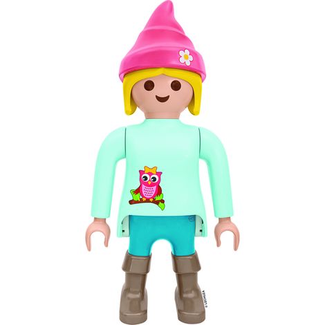 Lechuza Dekofigur Playmobil® Zwergin 65 cm Gartenzwerg