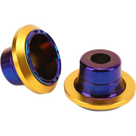 Lot de 2 Protège-carters Universels pour Moto, Embouts de Fourche Anti-Chute, Capsules de Protection en Alliage pour Scooter Électrique (1/5)