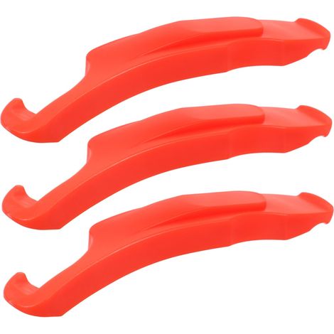 Palanca de neumáticos de bicicleta de 3 piezas, herramienta duradera para el cambio de neumáticos, fácil de desmontar, ligera y portátil, apta para bicicletas de montaña y de carretera.