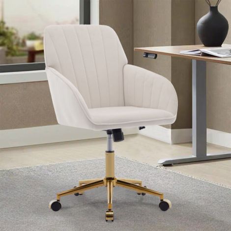 Chaise de bureau pivotante et réglable en hauteur pour la maison et la chambre —adaptée à une position assise prolongée.