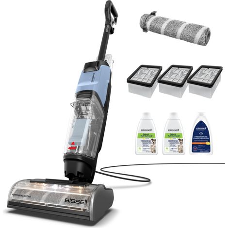 Bissell CrossWave EdgeFind Pro Aspirateur traineau Secteur Sec&humide Sans sac 340 W Noir, Bleu