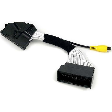 Adaptateur de câble pour caméra de recul Sync, compatible avec le faisceau de câbles de la caméra de recul de voiture. (1/5)
