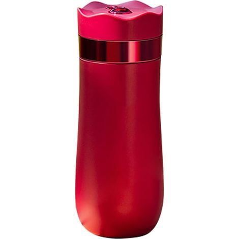 Tasse café double paroi, 320ml, inox, pour camping et bureau (1/5)