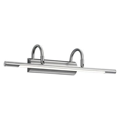 Lux Cuadro aplique de pared níquel mate LED diseño metal (1/3)
