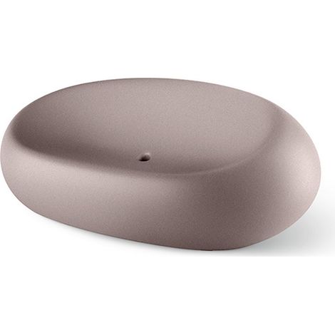 Poltrona sofa "Boom" struttura in polietilene per esterno -Creta (1/4)