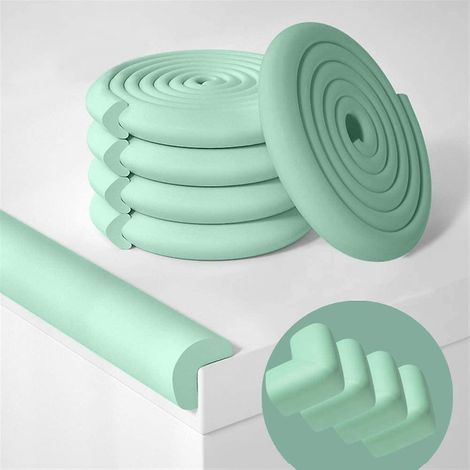 Protections d'angle en mousse souple pour meubles bébé - Adhésif imperméable - Longueur 2 m avec 4 protections d'angle supplémentaires (1/5)