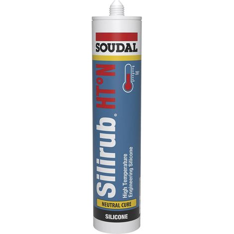 Soudal Silirub Ht-N 300ml Schwarz (1/2)