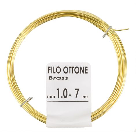MATASSINA FILO OTTONE D 0,6 MM  20 M- FILOTECNICA- 20,0 pz