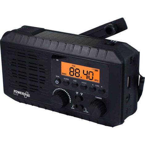 Radio AM/FM Dinamo solare POWERplus Torcia Ox Powerbank Emergenza (1/5)