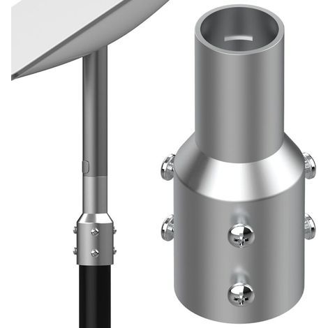 Adaptateur de tube Starlink, conçu pour les antennes paraboliques Starlink de 2e génération, réducteur de tube adaptateur de 2,0 pouces, adapté aux mâts de télévision et aux mâts satellites (1/4)