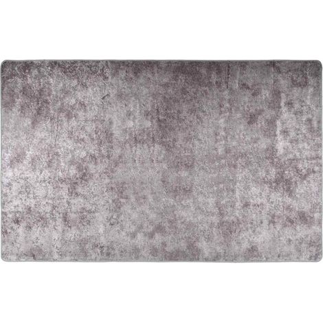 Teppich Waschbar Grau 160x230 cm