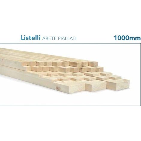 LISTELLI ABETE PIALLATO 1000X30X30