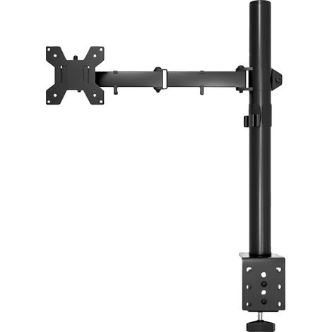 Monitorarm, höhenverstellbar, ergonomisches Design, schwarz (1/2)