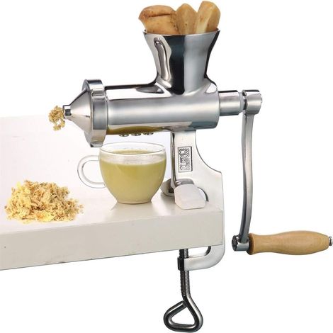 Manual Wheatgrass Juicer DIY Extractor Heavy Duty 304 Stainless Steel Slow Auger Fruit Press Wheatgrass Vegetable Orange Juicer (1/5)