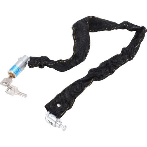 Cadenas antivol renforcé pour vélo, moto et scooter avec 2 clés - Sécurité haute pour cycles et portails (1/5)
