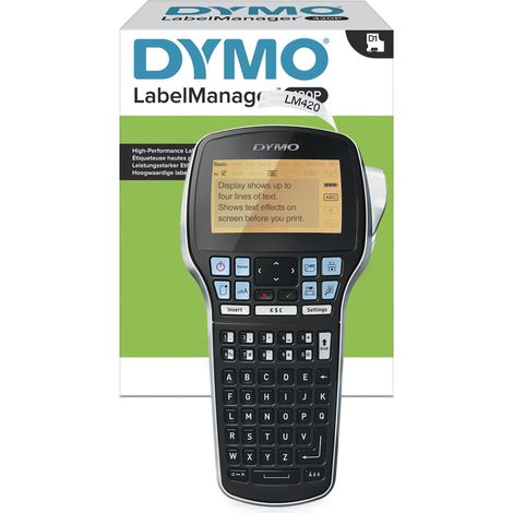 DYMO LabelManager 420P 691219 mm D1-Bänder ABC UKHK