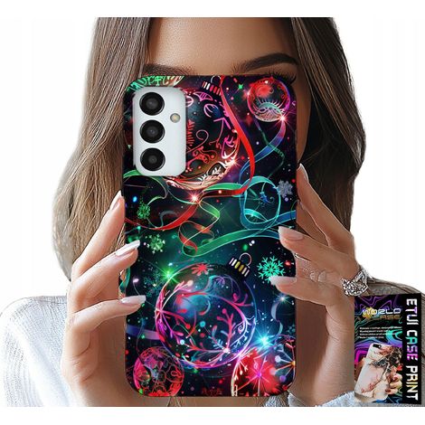 Custodia per Samsung Galaxy M13 4G - Palline di Natale, albero di Natale, custodia + pellicola (1/5)