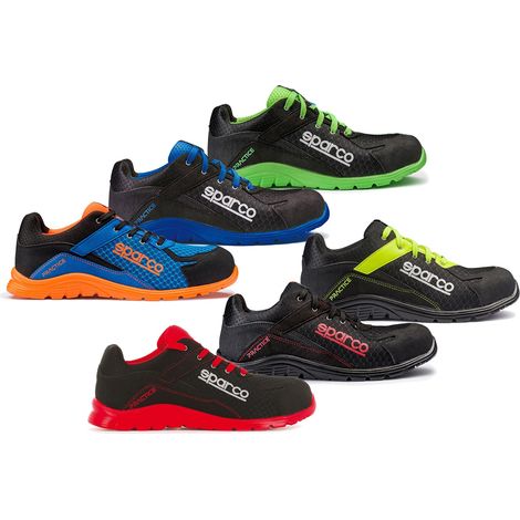 Zapatos de seguridad Sparco Practice S1P SRC - 41 (EU) - Negro /Celeste