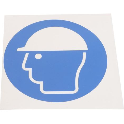 Autocollant de Haute Sécurité Visibilité pour Casque Bleu Pp, Papier Synthétique et Pet, Pose Facile, pour Entrepôts et Chantiers, Étiquette Adhésive (1/5)