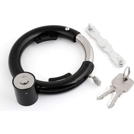 Clés en métal noir verrouillant 5'' Durchmesser Fahrradschloss (5dfd2f9ac1866da1f447680d4fd43c25)