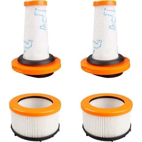 Filtres HEPA Lavables 2 Préfiltres et 2 Filtres Moteur Compatibles X-Force Flex 9.60 X-Nano Essential Rh20xx ZR009010 ZR009012