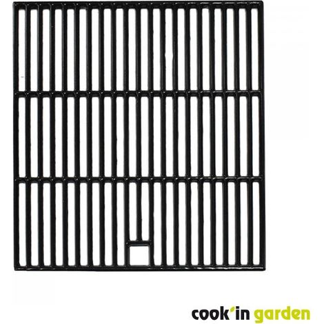 Grillrost aus emailliertem Gusseisen (L 41,5 x B 37,8 cm)-Cook in Garden