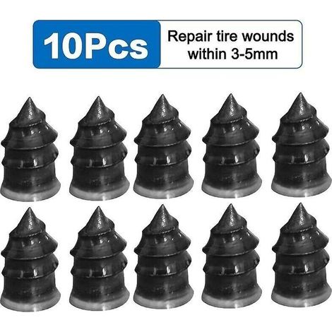 Kit de réparation pneus tubeless pour scooter – Lot complet avec inserts en caoutchouc, embouts et outils (modèle L) (1/3)
