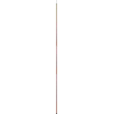Mât de tente télescopique pour auvent et bâche en acier galvanisé réglable 170 - 255 cm (1/5)