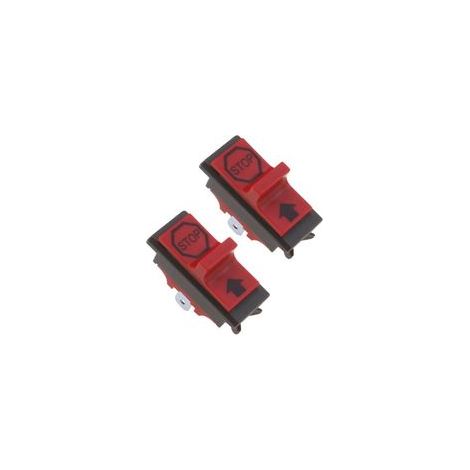2pcs Interrupteurs d'arrêt Marche/Arrêt pour Tronçonneuse Compatible avec Husqvarna 365 371 372 336 385 390 Compatible avec JONSERED 2063 2065 2165 2071 2171 Tronçonneuses (1/5)