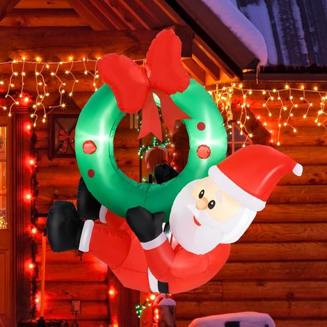 Goplus – Guirlande lumineuse d'extérieur 120CM – LED multicolores – Résistante à l'eau – Pour fenêtres et porches – Installation rapide (1/4)