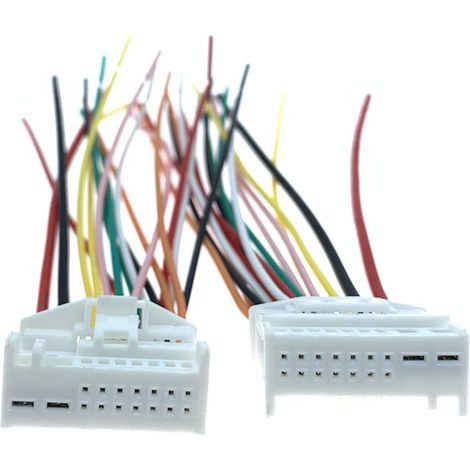 Compatible with the BMW 5 Series fuel pump module (F02E71E70F35F18F15F26E82), trunk fuse box connector -- JB2243-16P
