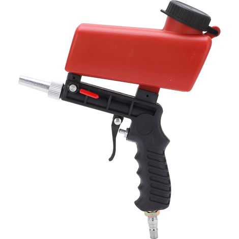 Handheld Pneumatic Sandblasting Gun Portable Small 90psi Sand Blaster for Auto Car Repairing (1/5)