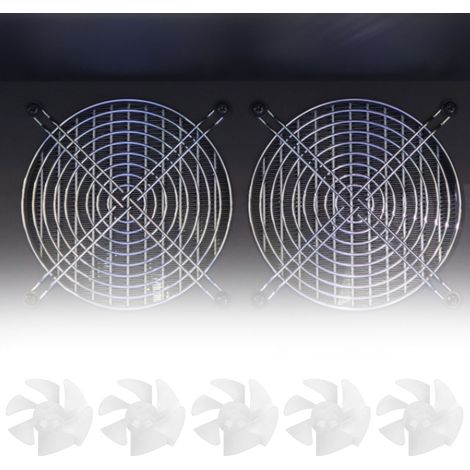10 Stück Mini-Kunststoff-Ventilatorblätter, kleine Lüfterblätter für Haartrockner, Motorzubehör (1/5)