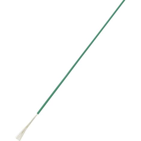 TRU COMPONENTS 1571477 Fil de câblage LiY 1 x 0.22 mm² vert 10 m (1/2)