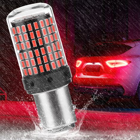 LED-Bremslicht für Autos, T20-Glühbirne mit geringem Stromverbrauch und hoher Leuchtkraft, Sicherheitsrücklicht, Fahrzeugbeleuchtung, 12-V-weiße LED-Glühbirne (1/5)