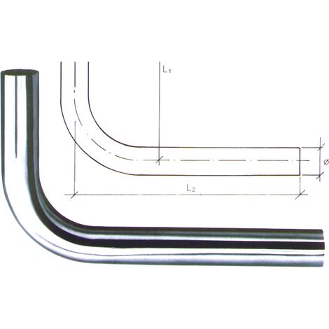 CANOTTO PER SCARICO SOTTOLAVABO CURVO 90  °  EE  mm. 30 mm. 150x250 5.00 pz
