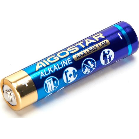 Aigostar 8433325359935 pila doméstica Batería de un solo uso LR03, AAA Alcalino (1/5)