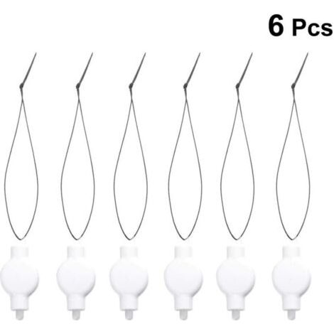 6pcs LED Lanterne Lumières Blanc Chaud LED for Party Festival de Lampion Ballons de Mariage Anniversaire de Noël Décor Simple (1/5)