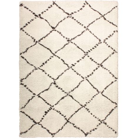 VIVARAISE - Tapis Vivaraise Casablanca en Polypropylène - Motifs Berbères - 200 x 290 cm (1/4)