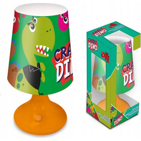 Lámpara de noche de dinosaurios para habitación infantil Crazy Dino