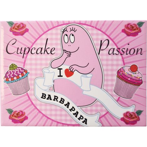 Petit magnet métallique Barbapapa (1/2)